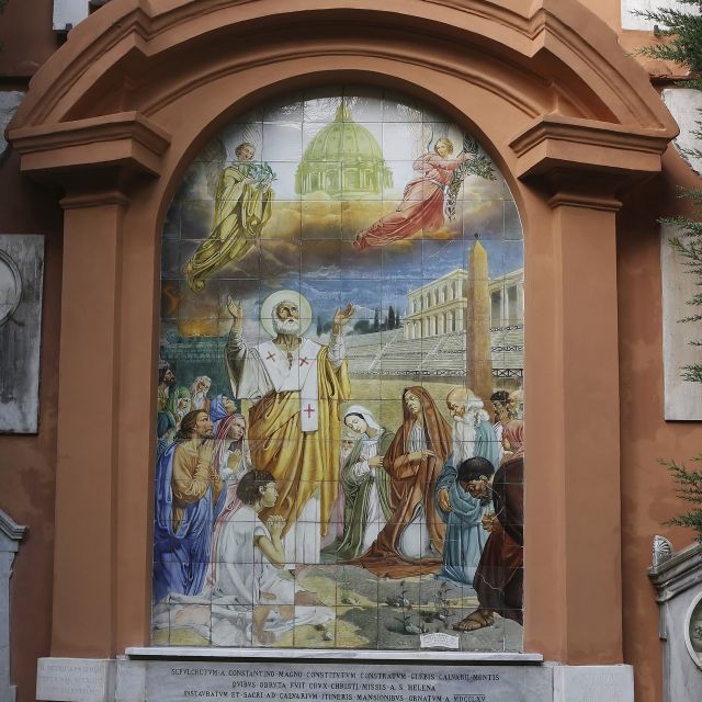 Bild am Ort des Maryriums der Ersten Christen in Rom, Campo Santo