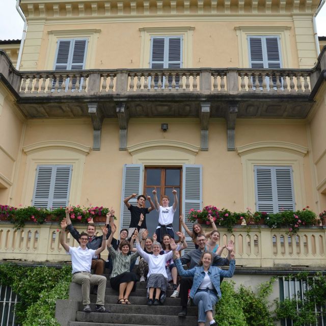 Vor dem Haus der Familie Frassati