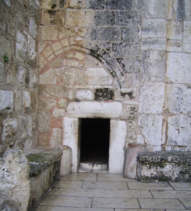 Eingang Geburtskirche Bethlehem