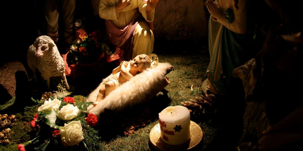 Krippe in der Kirche des Klosters Thalbach