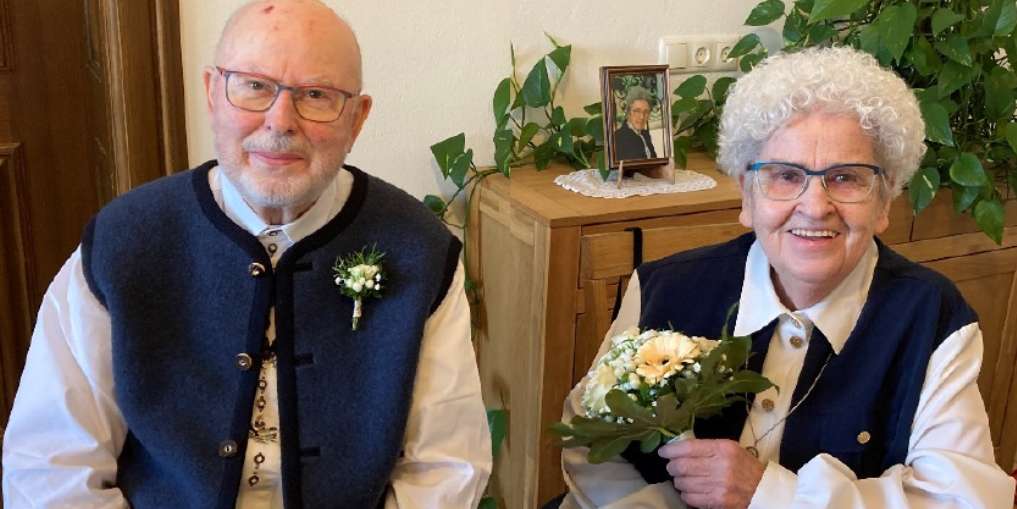 Gerda und Hermann Fritsch feiern ihr 60-jähriges Hochzeitsjubiläum